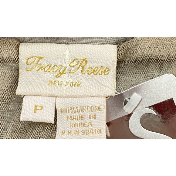 Vtg NWT TRACY REESE Women Savvy Chic Rouch Skirt Knee Length Sz XS Gray 73-10 - Picture 11 of 12
